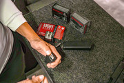 Ammunition and firearm R&D testing with clear ballistic gel