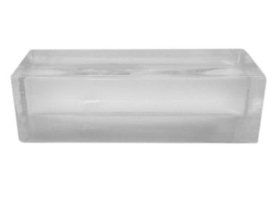 Shooter or hunter testing ammunition with clear ballistic gel
